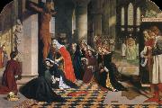James Collinson The Renunciation of Queen Elizabeth of Hungary Germany oil painting artist